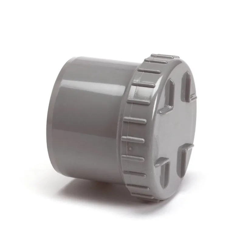 PVC eindstuk met schroefdeksel 50 mm Uitwendig lijm Speciale Aanbieding