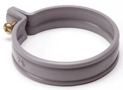 Weekendaanbieding PVC HWA beugel grijs 60 mm