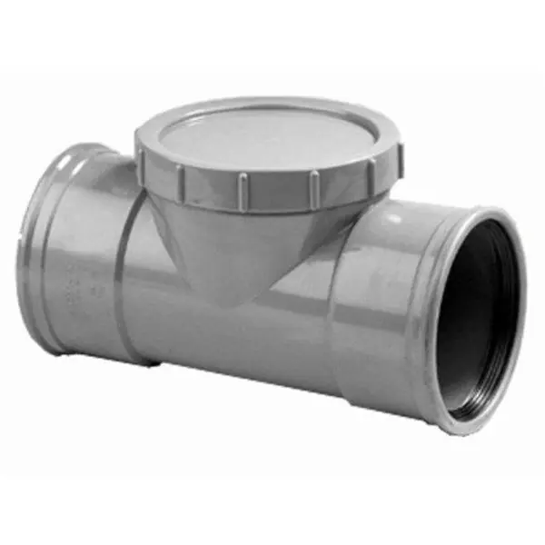 Shop Nu PVC ontstoppingsstuk 125 mm SN4 2x manchet