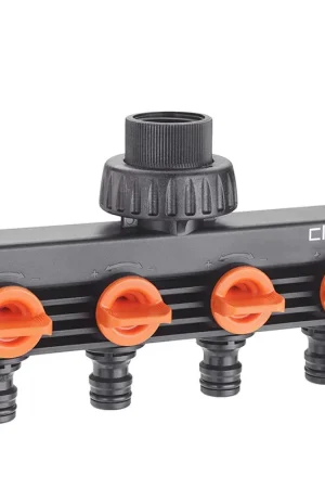 Claber Verdeelstuk 4-weg - 3/4" binnendraad Snelle Levering