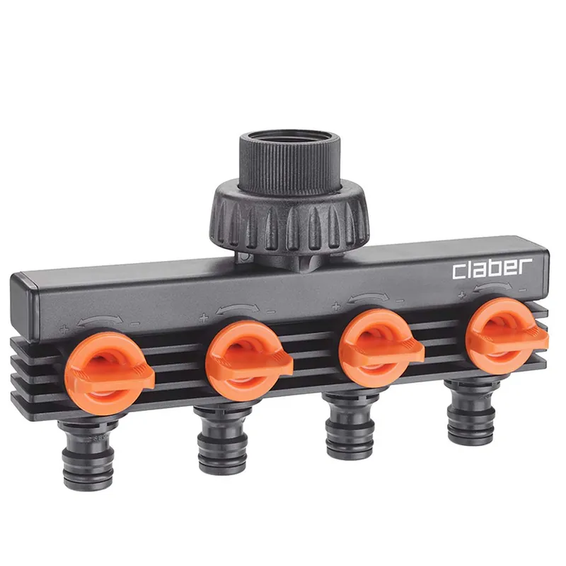 Claber Verdeelstuk 4-weg - 3/4" binnendraad Snelle Levering
