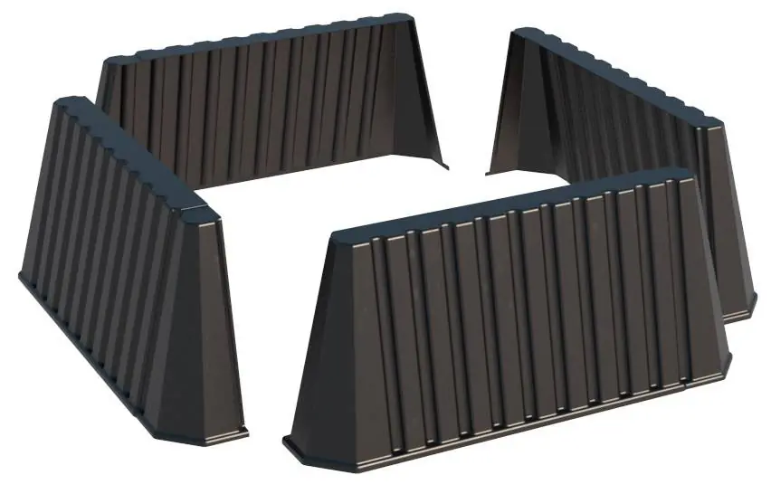 Weekendaanbieding RootBarrier& 174; Rootpanels Pyramid wortelbegrenzing