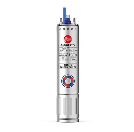 Hoge Kwaliteit 4PDm / 1,0 losse motor 230 volt (1,0 PK) t.b.v. 4‘‘ bronpompen