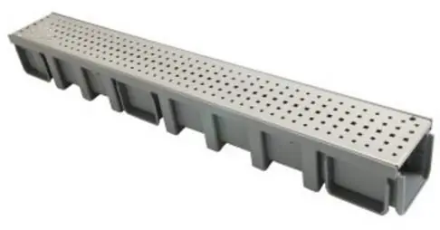 Nicoll Connecto 100 lijngoot RVS 100 x 13,6 11,5 cm Bestseller
