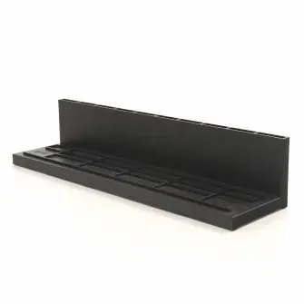 Gereduceerde Prijs Nicoll Opzetstuk lijngoot 500 x 85 mm zwart