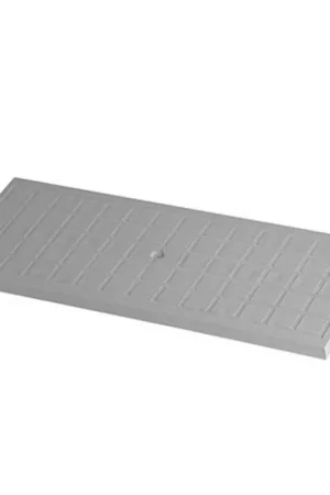 Nicoll Connecto 200 PVC grijs rooster dicht 50 x 19,9 x 4,2 cm Seizoensaanbieding