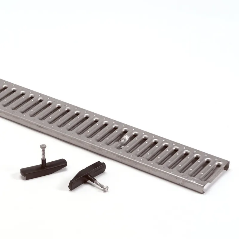 Voordeelprijs Anrin sleufrooster RVS type KE-100 met TwistLock L= 100 CM