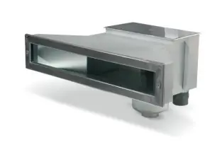 Dagaanbieding RVS SLIM zwembad skimmer 500 mm – breed model