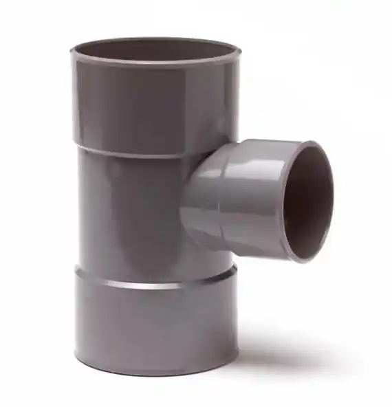 Koopje PVC verloop T-stuk 88 graden 110 x 75 mm mof/mof - lijm