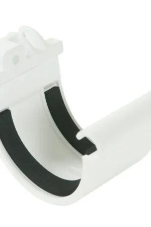 Betrouwbaar PVC mastgoot verbindingstuk 70 mm, Wit, Nicoll