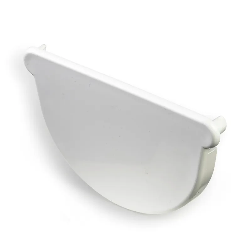 Koop Vandaag PVC mastgoot eindstuk voor gootuitloop / goot 70 mm, Wit, Nicoll