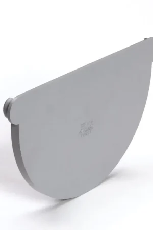 Express Levering PVC mastgoot eindstuk voor gootuitloop 170 mm, Grijs, Nicoll