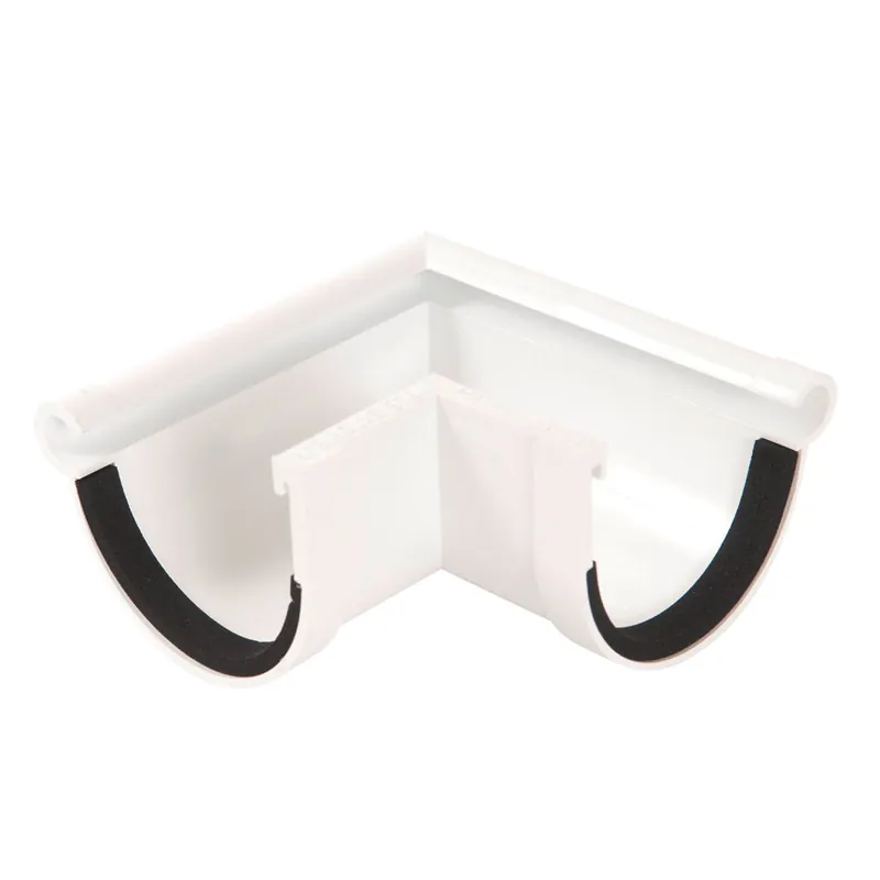 Koopje PVC mastgoot buitenhoekstuk 90° 70 mm, Wit, Nicoll