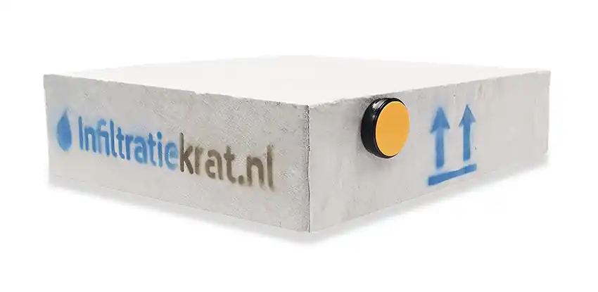 Infiltratiekrat 600 liter standaard - 120 x 120 x 40 cm 2 x 125 mm Premium