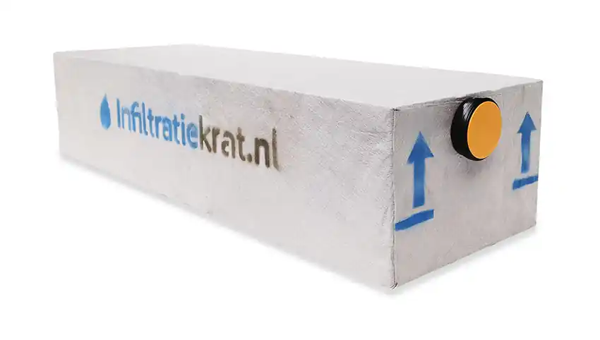 Infiltratiekrat 400 liter standaard - 180 x 60 x 40 cm 1 x 125 mm Superprijs