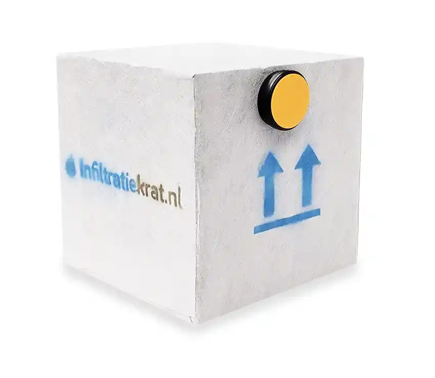 Infiltratiekrat 200 liter zwaar - 60 x 60 x 60 cm 2 x 125 mm Beperkt Aanbod