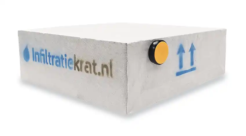 Goedkoop Infiltratiekrat 900 liter zwaar - 120 x 120 x 60 cm 1 x 125 mm, ITK