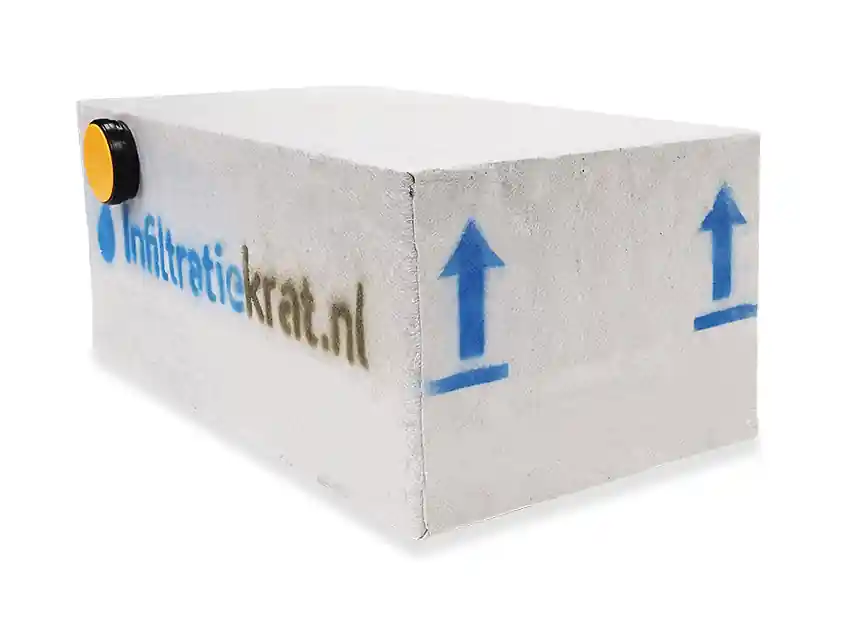 Infiltratiekrat 400 liter zwaar - 120 x 60 x 60 cm 2 x 125 mm, ITK Bestel Nu