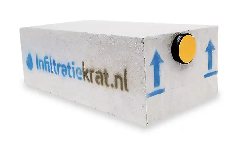 Infiltratiekrat 300 liter zwaar - 120 x 60 x 40 cm 1 x 125 mm, ITK Superprijs