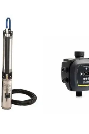 Speciale Aanbieding DAB S4 3/9 0,75HP KIT T400/50 4OL bronpomp set Active Driver