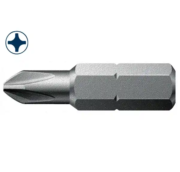 Schroefbit 25MM PH0 Merkproduct