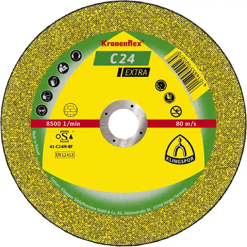 Doorslijpschijf C24EXTRA 115MM Finale Uitverkoop