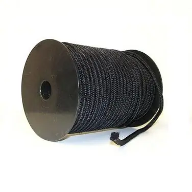 Uitverkoop Nylonkoord ZWART 100 meter 5 mm
