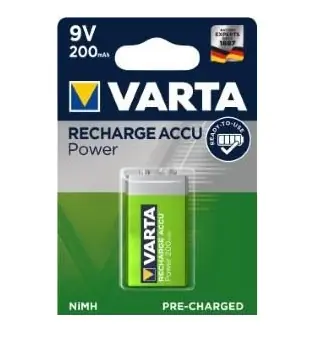 Batterij VARTA OPLAADBAAR 9 VOLT Koop Vandaag