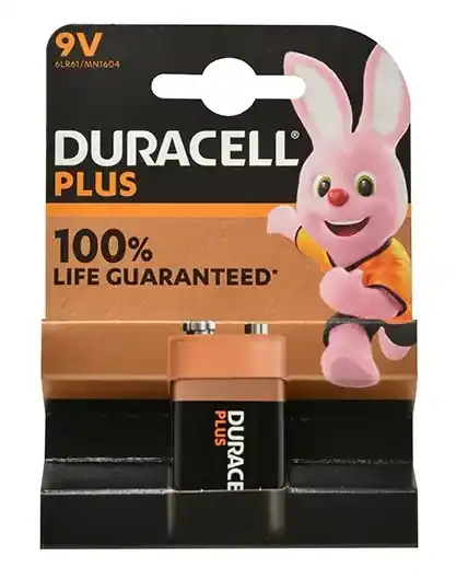 Batterij DURACELL 9 VOLT Bestseller