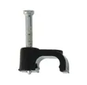 Lage Prijs Kabelclips (25) PLAT ZWART 6MM