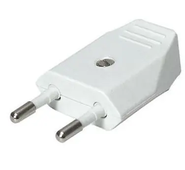 Stekker Uni plat Wit Betaalbaar