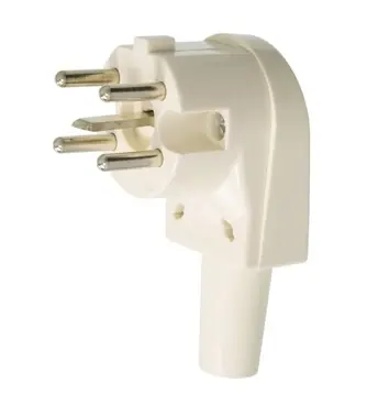Stekker PERILEX HAAKS WIT Aanbieding