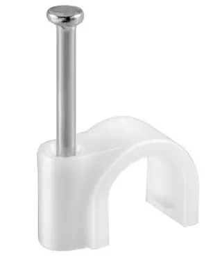Korting Kabelclips (25) ROND WIT 4MM