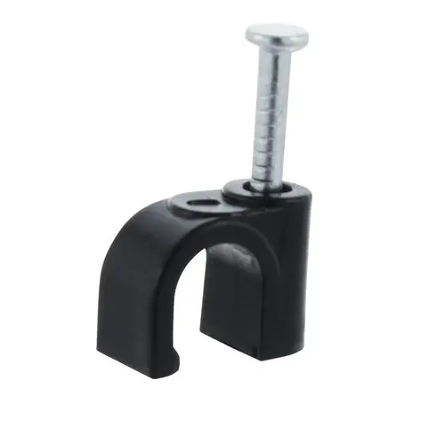 Kabelclips (25) ROND ZWART 4MM Beste Prijs