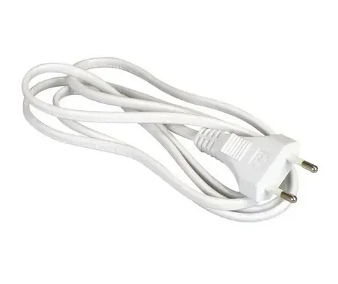 Aansluitsnoer 2 meter x 0.75 WIT Express Levering