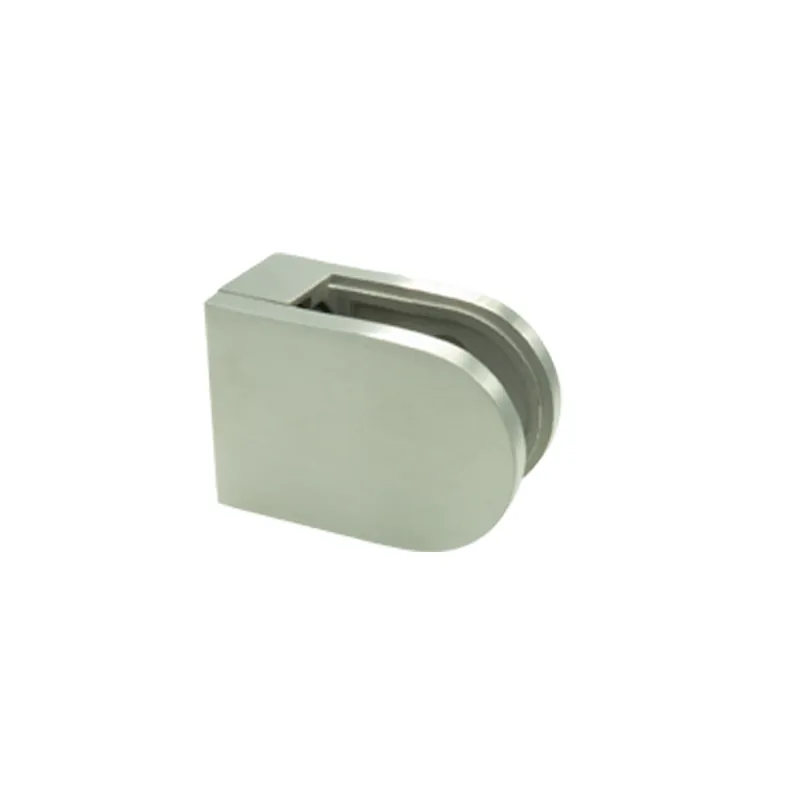 Balustrade glasklem vierkant - RVS - 63 x 45 mm (55.2 gelaagd glas) Korting