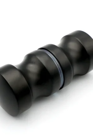 Actieprijs Douchedeurknop 703 rond 30mm - Zwart