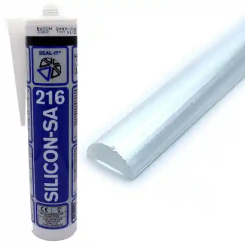 Lage Kosten Douche en bad lekdorpel met siliconenkit - 5x10mm