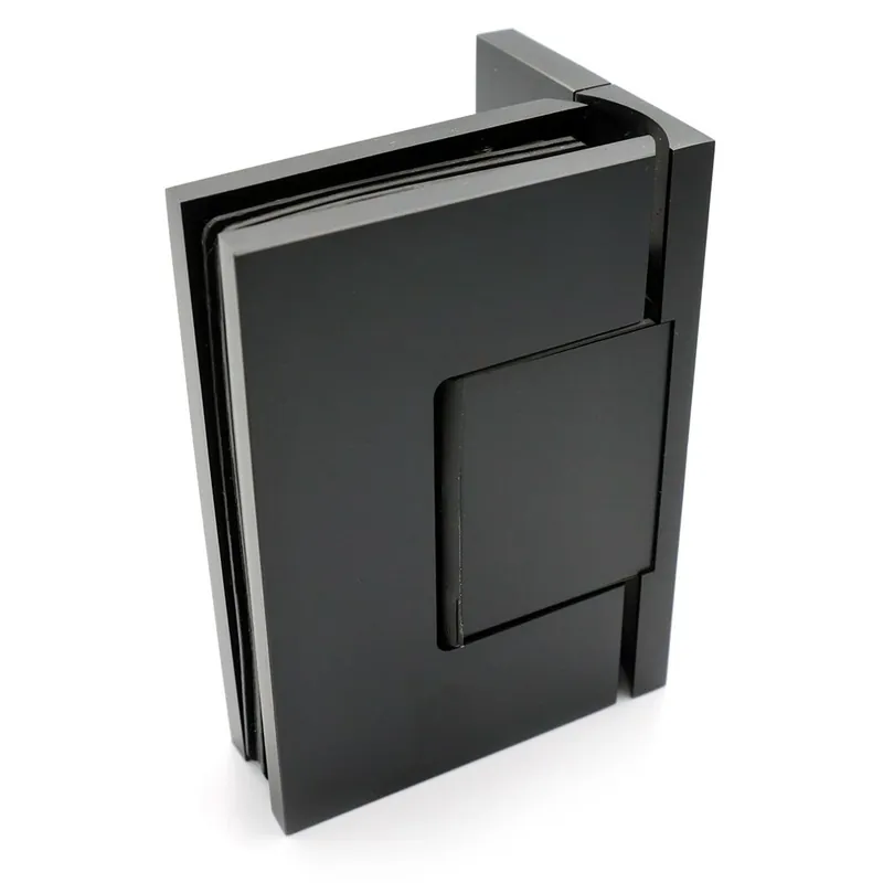Porto Premium glas/wand 90° eenzijdig scharnier - Zwart Veilige Betaling