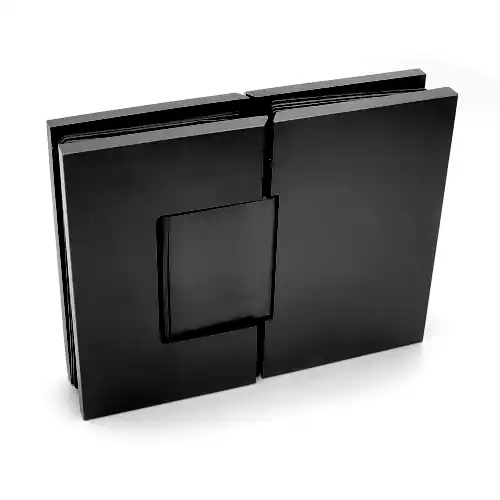 Porto Premium glas/glas 180° scharnier - Zwart Lage Prijs