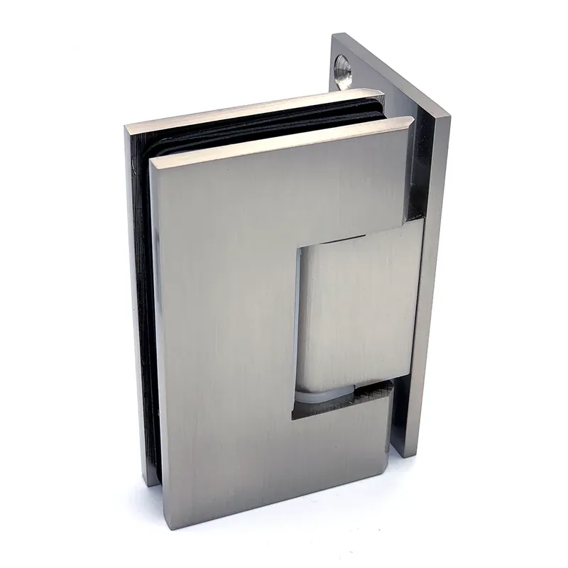 Porto Select glas/wand 90° enkelzijdig scharnier - RVS Nieuw