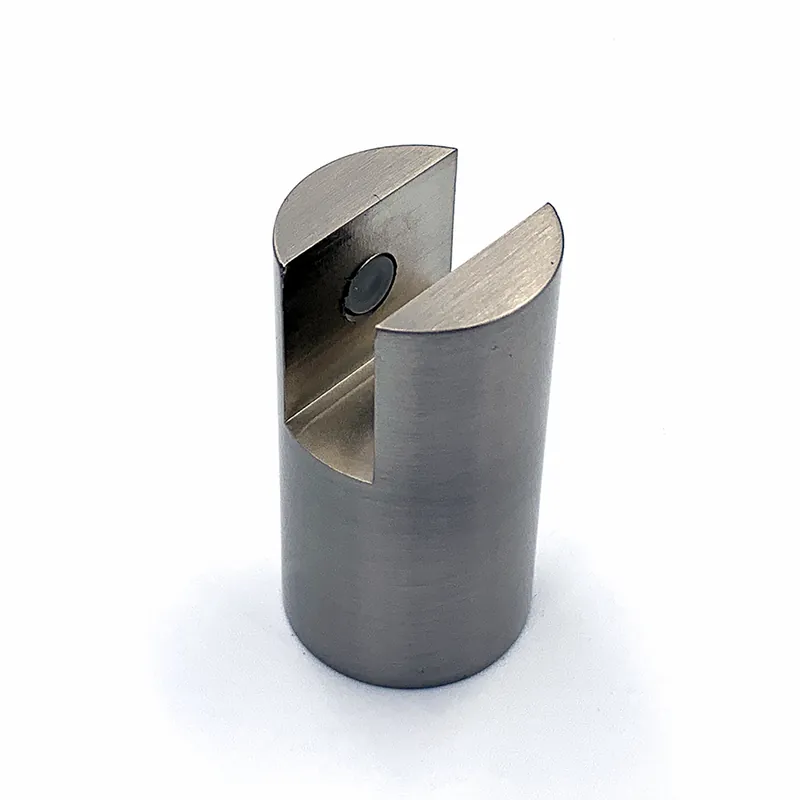 Glasbevestiging rond t.b.v. stabilisatiestang plafondmontage 6-8 mm - RVS Laatste Versie