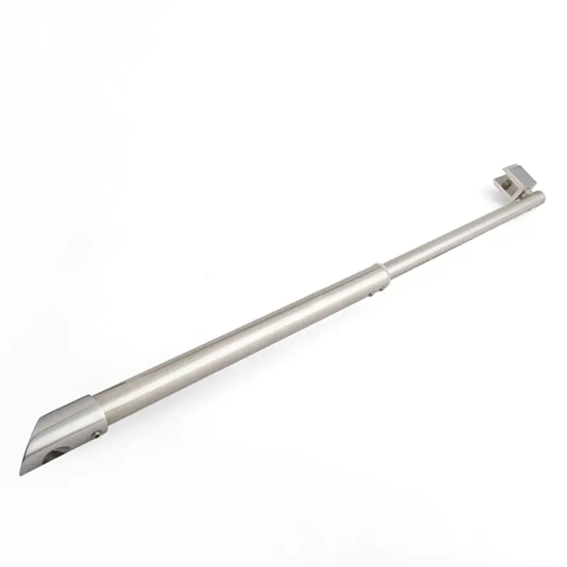 Nu Kopen Stabilisatiestang compleet wand-glas rond 45° (verstelbaar 500 - 700mm) - RVS
