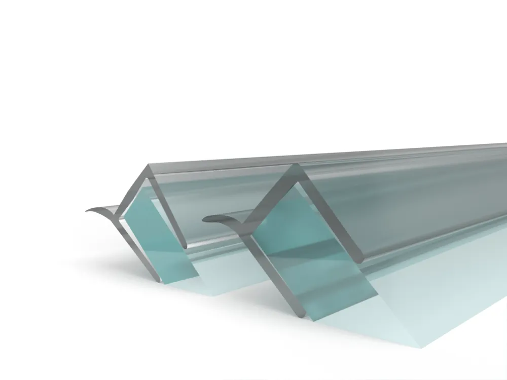 Populair Douchedeurafdichting 2000mm - tbv 6 - 8 mm glas zonder dichtlip