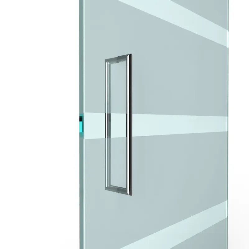 U-greep rond voor glazen deur ø 19mm - L 519x500mm - chroom Lage Kosten