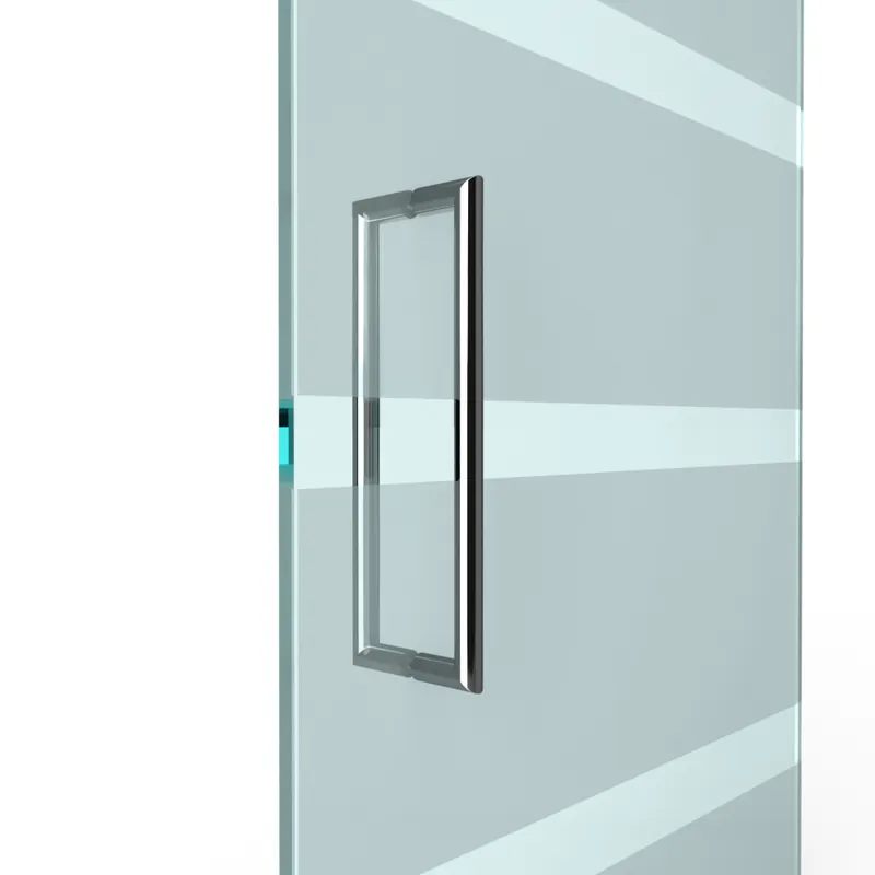 U-greep rond voor glazen deur ø 25mm - L 525x500mm - chroom Koop Vandaag
