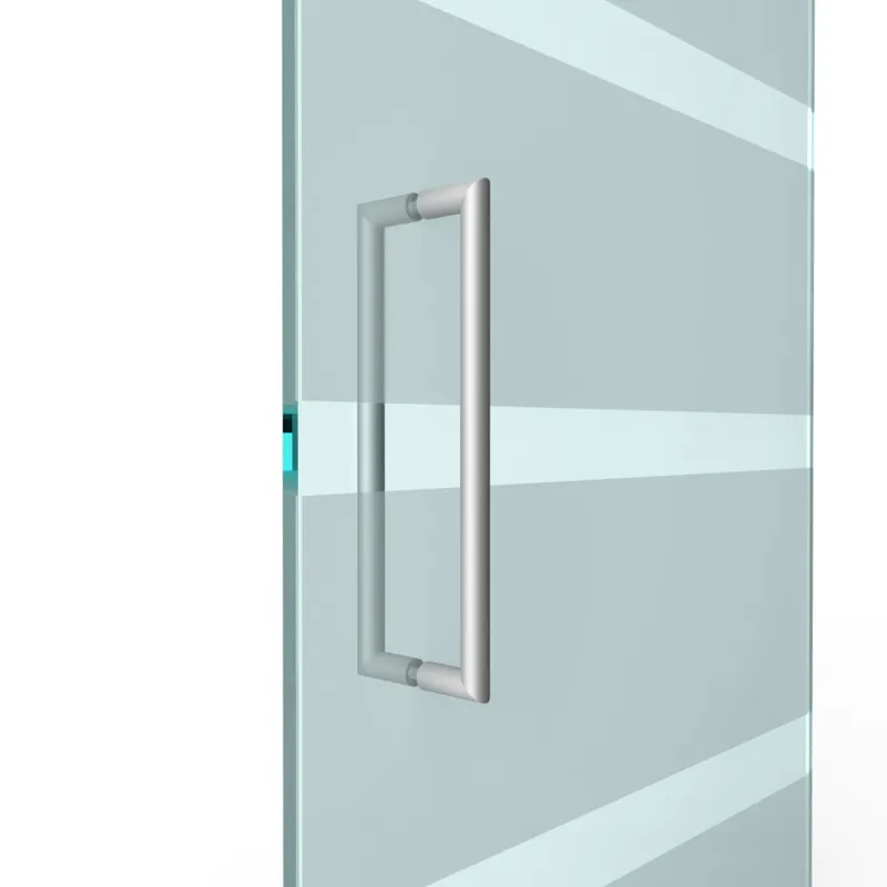 Bestel Nu U-greep rond voor glazen deur ø 25mm - L 525x500mm - RVS