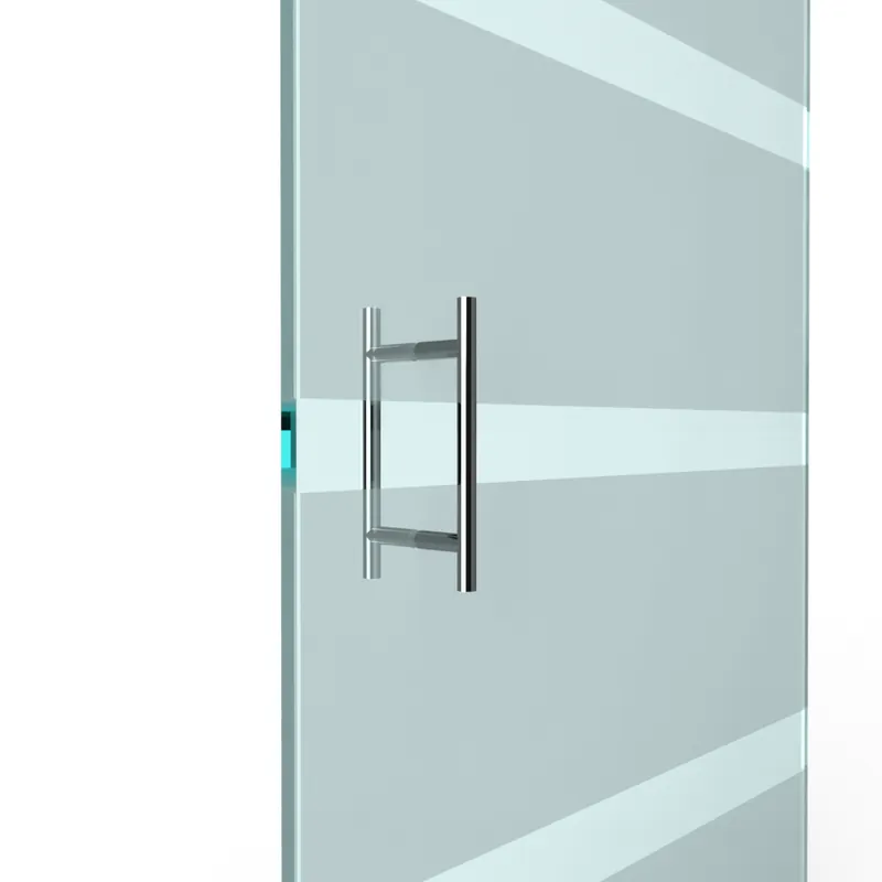 Nu Kopen T-greep voor glazen deur ø 19mm - L 300x200mm - chroom
