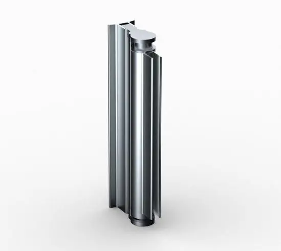 Lage Prijs Douchedeurbeslag Aqua light - 2200mm - Gepolijst geannodiseerd