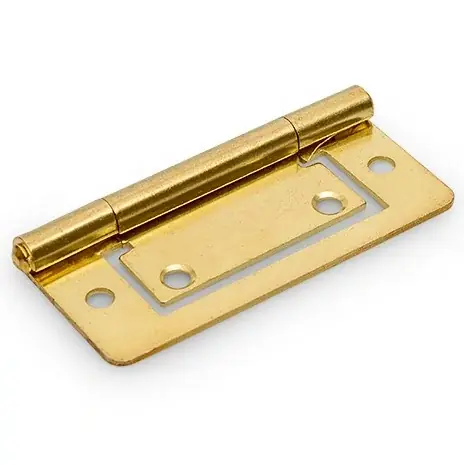 DX Louvredeurscharnier 75x35mm vermessingd Speciale Aanbieding